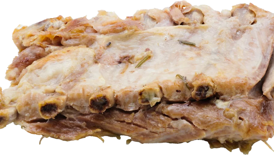Costella de porc cuita