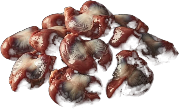Mollejas de pato frescas